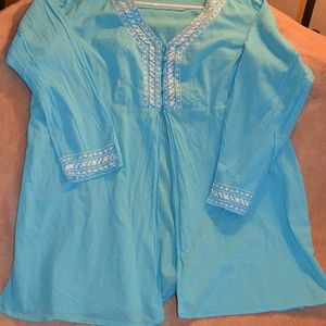 Plus size swimsuit cover-up